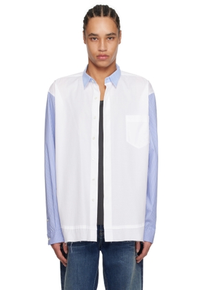 AMBUSH White & Blue Layered Shirt