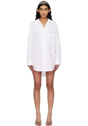 Blumarine White Cotton Shirt