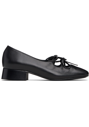 Nicole Saldaña Black Isabel Loafers