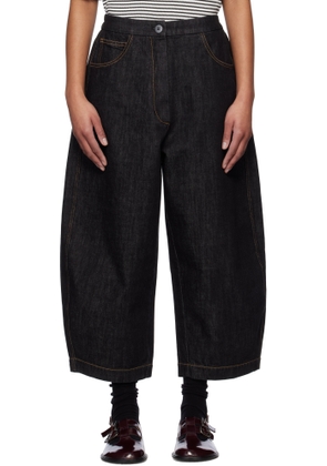 Cordera Black Curved Jeans