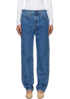 KHAITE Blue Corben Jeans