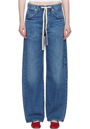 Citizens of Humanity Blue Brynn Drawstring Jeans