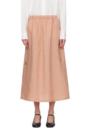 Baserange Pink Ponte Maxi Skirt