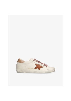 Womens Golden Goose Superstar 12117 Star-Appliqué Leather Low-Top Trainers