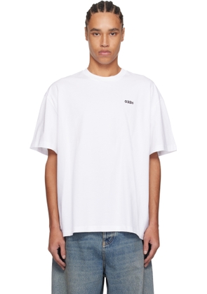 032c White 'SS-25, Paris' T-shirt