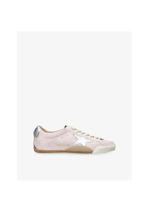 Womens Golden Goose True-Star Suede Low-Top Trainers