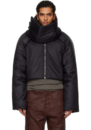 Rick Owens DRKSHDW Black Concordians Convertible Cropped Jacket
