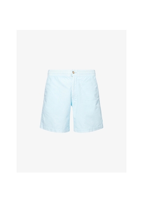 Mens Polo Ralph Lauren Drawstring Regular-Fit Cotton-Poplin Shorts