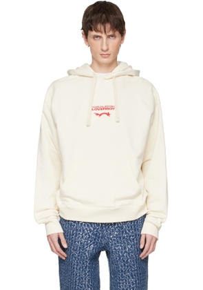 Charles Jeffrey LOVERBOY Off-White Logo Hoodie