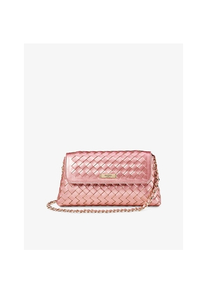 Womens Aspinal Of London Sunrise Leather Clutch Bag