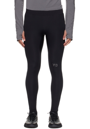 Y-3 Black Running Leggings