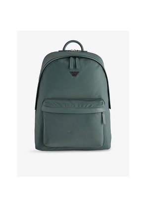 Mens Emporio Armani Log-Embellished Nylon Backpack