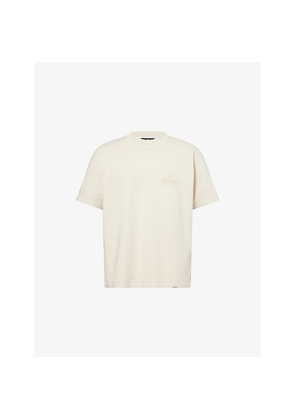 Mens Represent Grand Vintage Brand-Print Cotton-Jersey T-Shirt