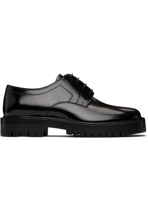 Maison Margiela Black Tabi Lace-Up Derbys