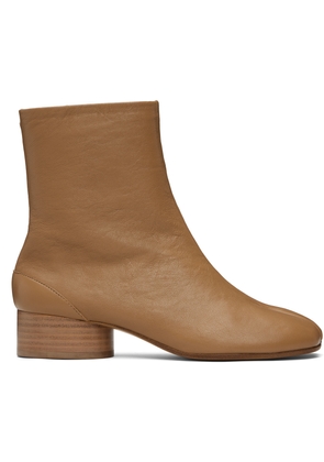 Maison Margiela Tan Tabi Ankle Boots