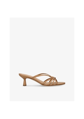 Womens Aeyde Abby Leather Heeled Mules