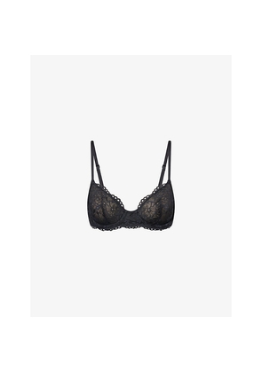 Womens Savage X Fenty Soft N' Savage Unlined Lace Demi Bra
