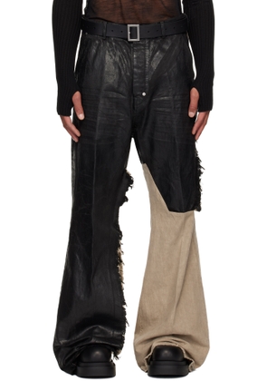 Rick Owens Black & Off-White Concordians Joris Jeans