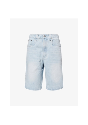 Womens House Of Sunny Sundown Relaxed-Fit Denim-Blend Shorts