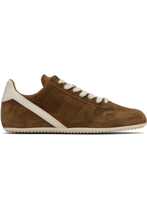 Rick Owens Tan Concordians Minimal Sneakers