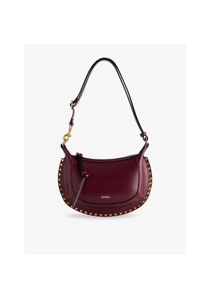 Womens Isabel Marant Oskan Moon Leather Shoulder Bag