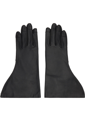 Rick Owens Black Concordians Gleam Gloves