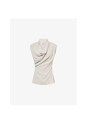 Womens Tove Nuala Sleeveless Stretch-Wool Top