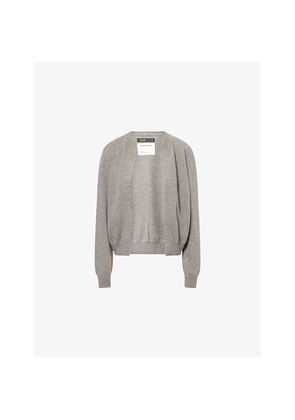 Womens Frenckenberger Brushed Relaxed-Fit Cashmere Jacket