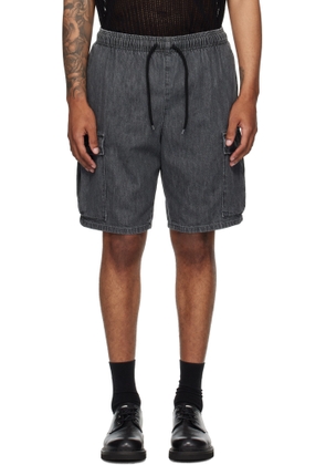WTAPS Black MILS2301 Denim Shorts