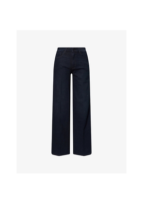 Womens Paige Sasha Wide-Leg Denim Jeans