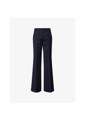 Womens Gabriela Hearst Vesta Flared Wool Trousers