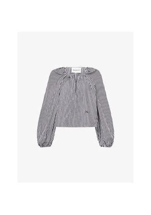 Womens Nackiye Grand Bazaar Striped Cotton Top