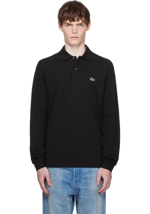 Lacoste Black Classic Fit Long Sleeve L.12.12 Polo