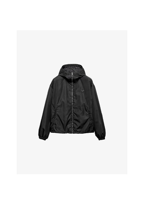 Mens Prada Hooded Re-Nylon Jacket