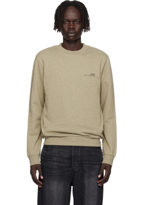 A. P.C. Khaki Standard Item Sweatshirt