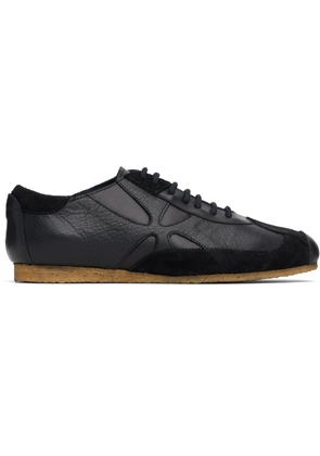 Stefan Cooke Black Slashed Trainer Sneakers
