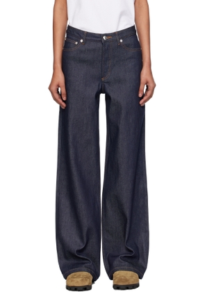 A. P.C. Navy Elisabeth Jeans