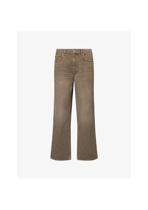 Mens Represent Baggy Straight-Leg Denim Jeans