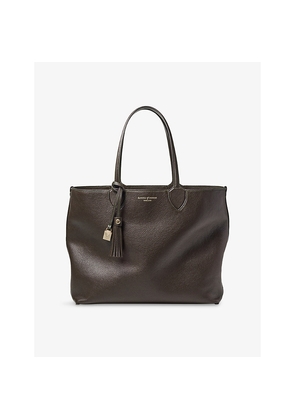 Womens Aspinal Of London Hudson Oversized Leather Tote Bag