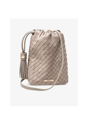 Womens Aspinal Of London Hudson Leather Cross-Body Bag