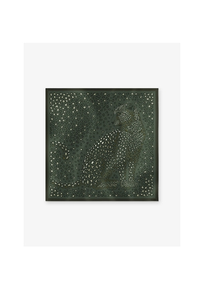Cartier Panthère Dots Printed Silk-Twill Scarf