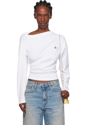 Vivienne Westwood White LS Hebo T-shirt