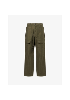 Mens Barbour Newbirch Oversized Cotton Trousers