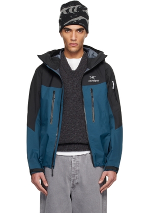 Arc'teryx Black & Navy Alpha SV Jacket