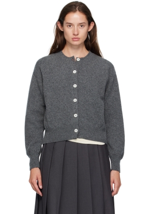 &Daughter Gray Ada Crewneck Cardigan