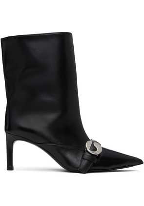 Coperni Black Ankle Heeled Belt Boots