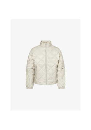 Mens Hiking Patrol Quilted Long-Sleeve Down Jacket