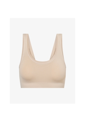 Womens Hanro Touch Feeling Crop Stretch-Woven Top