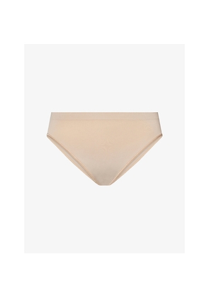 Womens Hanro Touch Feeling Mid-Rise Stretch-Woven Briefs