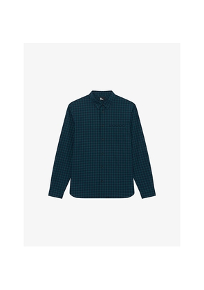 Mens The Kooples Checked Slim-Fit Cotton Shirt
